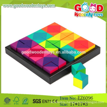 2015 New Educational Wooden Puzzle Toys,Wooden cube puzzle Blocks,Kids Wooden Puzzle